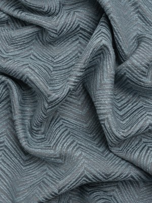 Herringbone Chevrons Recycled Polyester and Cotton Drapery Jacquard – Denim – British Imported Herringbone Chevrons Recycled Polyester and Cotton Drapery Jacquard – Denim – British Imported