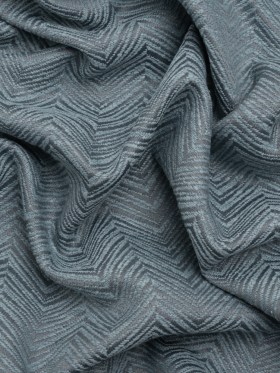 Herringbone Chevrons Recycled Polyester and Cotton Drapery Jacquard – Denim – British Imported Herringbone Chevrons Recycled Polyester and Cotton Drapery Jacquard – Denim – British Imported