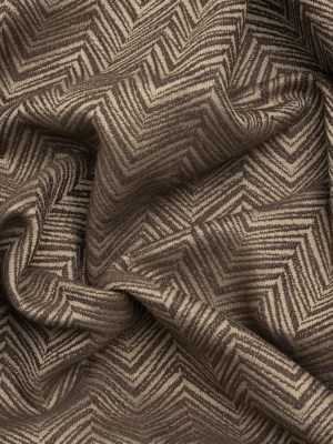 Herringbone Chevrons Recycled Polyester and Cotton Drapery Jacquard – Flint – British Imported Herringbone Chevrons Recycled Polyester and Cotton Drapery Jacquard – Flint – British Imported