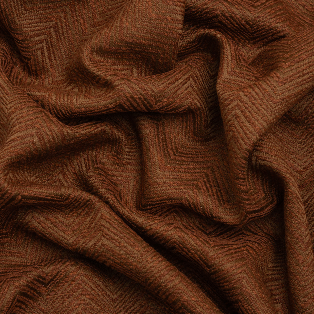 Herringbone Chevrons Recycled Polyester and Cotton Drapery Jacquard – Ginger – British Imported Herringbone Chevrons Recycled Polyester and Cotton Drapery Jacquard – Ginger – British Imported