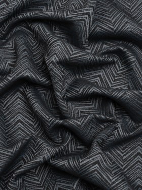 Herringbone Chevrons Recycled Polyester and Cotton Drapery Jacquard – Ink – British Imported Herringbone Chevrons Recycled Polyester and Cotton Drapery Jacquard – Ink – British Imported