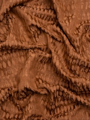 Rows of Spots Recycled Polyester and Cotton Drapery Jacquard – Henna – British Imported Rows of Spots Recycled Polyester and Cotton Drapery Jacquard – Henna – British Imported