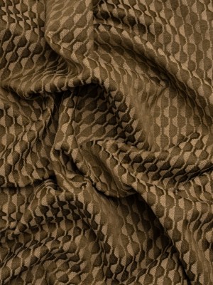 Honeycomb Stripes Recycled Polyester and Cotton Drapery Jacquard – Brass – British Imported Honeycomb Stripes Recycled Polyester and Cotton Drapery Jacquard – Brass – British Imported