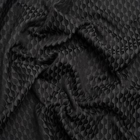 Honeycomb Stripes Recycled Polyester and Cotton Drapery Jacquard – Ink – British Imported Honeycomb Stripes Recycled Polyester and Cotton Drapery Jacquard – Ink – British Imported