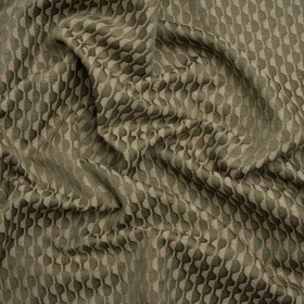 Honeycomb Stripes Recycled Polyester and Cotton Drapery Jacquard – Ivy – British Imported Honeycomb Stripes Recycled Polyester and Cotton Drapery Jacquard – Ivy – British Imported