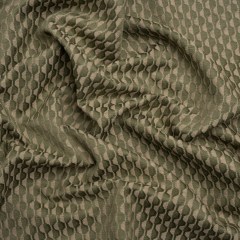 Honeycomb Stripes Recycled Polyester and Cotton Drapery Jacquard – Ivy – British Imported Honeycomb Stripes Recycled Polyester and Cotton Drapery Jacquard – Ivy – British Imported