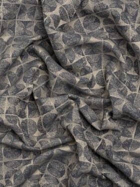 Circles and Slices Recycled Polyester and Cotton Drapery Jacquard – Denim – British Imported Circles and Slices Recycled Polyester and Cotton Drapery Jacquard – Denim – British Imported