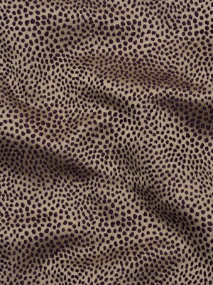Recycled Polyester Jacquard – Aubergine Little All-Over Spots – British Imported Recycled Polyester Jacquard – Aubergine Little All-Over Spots – British Imported