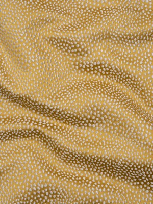 Recycled Polyester Jacquard – Buttercup Little All-Over Spots – British Imported Recycled Polyester Jacquard – Buttercup Little All-Over Spots – British Imported