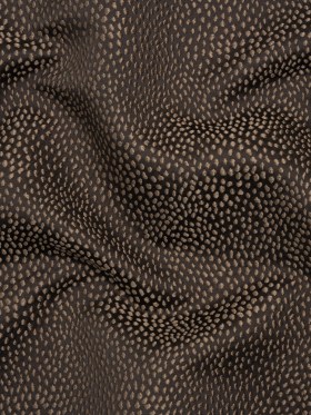 Recycled Polyester Jacquard – Chocolate Little All-Over Spots – British Imported Recycled Polyester Jacquard – Chocolate Little All-Over Spots – British Imported
