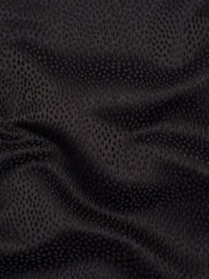 Recycled Polyester Jacquard – Ebony Little All-Over Spots – British Imported Recycled Polyester Jacquard – Ebony Little All-Over Spots – British Imported