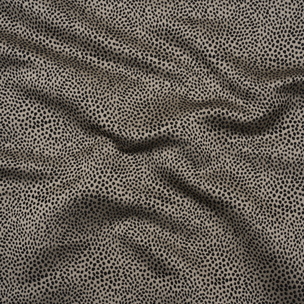 Recycled Polyester Jacquard – Flint Little All-Over Spots – British Imported Recycled Polyester Jacquard – Flint Little All-Over Spots – British Imported