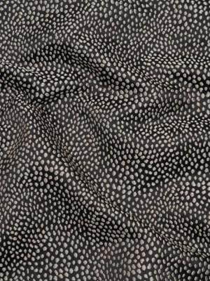 Recycled Polyester Jacquard – Grey Little All-Over Spots – British Imported Recycled Polyester Jacquard – Grey Little All-Over Spots – British Imported