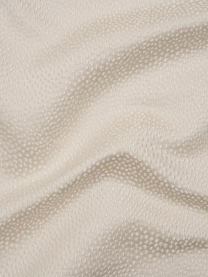 Recycled Polyester Jacquard – Ivory Little All-Over Spots – British Imported Recycled Polyester Jacquard – Ivory Little All-Over Spots – British Imported
