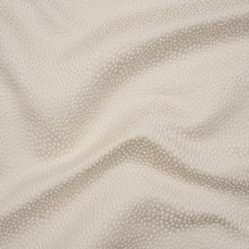 Recycled Polyester Jacquard – Ivory Little All-Over Spots – British Imported Recycled Polyester Jacquard – Ivory Little All-Over Spots – British Imported