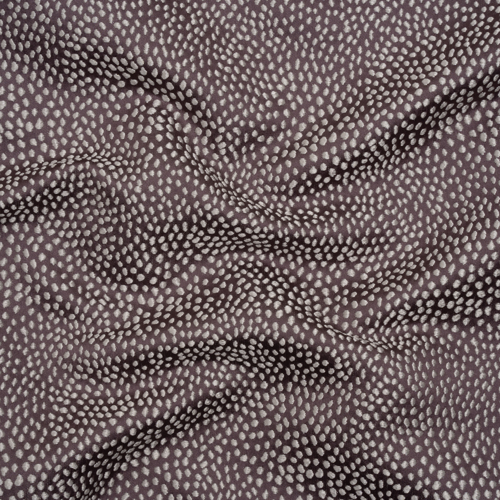 Recycled Polyester Jacquard – Mauve Little All-Over Spots – British Imported Recycled Polyester Jacquard – Mauve Little All-Over Spots – British Imported