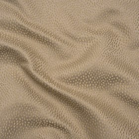 Recycled Polyester Jacquard – Taupe Little All-Over Spots – British Imported Recycled Polyester Jacquard – Taupe Little All-Over Spots – British Imported