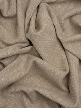 Linen Look Recycled Polyester and Cotton Woven – Fawn – British Imported Linen Look Recycled Polyester and Cotton Woven – Fawn – British Imported