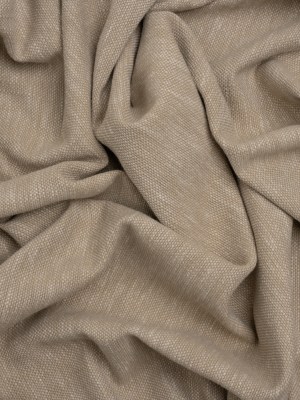 Linen Look Recycled Polyester and Cotton Woven – Fawn – British Imported Linen Look Recycled Polyester and Cotton Woven – Fawn – British Imported