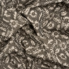 Brushed Cotton and Linen Canvas – Truffle Flowers and Leaves – Flowers and Leaves British Imported Brushed Cotton and Linen Canvas – Truffle Flowers and Leaves – Flowers and Leaves British Imported