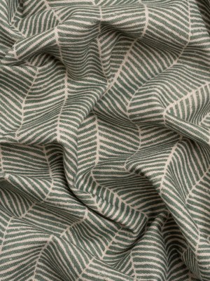 Brushed Cotton and Linen Canvas – Thyme Painterly Herringbone – British Imported Brushed Cotton and Linen Canvas – Thyme Painterly Herringbone – British Imported