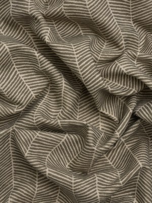 Brushed Cotton and Linen Canvas – Truffle Painterly Herringbone – British Imported Brushed Cotton and Linen Canvas – Truffle Painterly Herringbone – British Imported