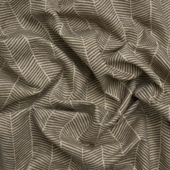 Brushed Cotton and Linen Canvas – Truffle Painterly Herringbone – British Imported Brushed Cotton and Linen Canvas – Truffle Painterly Herringbone – British Imported