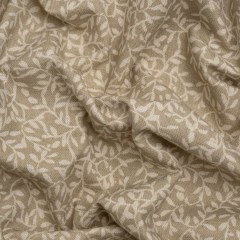 Brushed Cotton and Linen Canvas – Jute Little Vines – British Imported Brushed Cotton and Linen Canvas – Jute Little Vines – British Imported