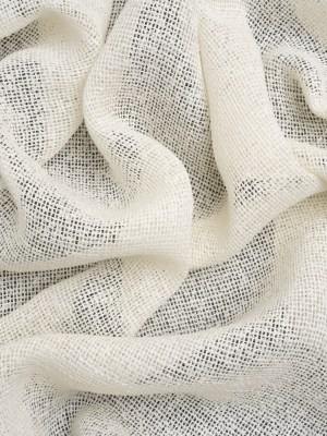Boucle Burlap-Like Sheer Drapery Woven 118″ – Ivory – British Imported Boucle Burlap-Like Sheer Drapery Woven 118″ – Ivory – British Imported