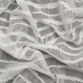 Boucle Striped Drapery Sheer Fabric 118″ – Chalk – British Imported Boucle Striped Drapery Sheer Fabric 118″ – Chalk – British Imported
