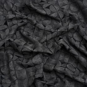 Circles and Slices Recycled Polyester and Cotton Drapery Jacquard – Ink – British Imported Circles and Slices Recycled Polyester and Cotton Drapery Jacquard – Ink – British Imported