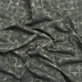 Circles and Slices Recycled Polyester and Cotton Drapery Jacquard – Ocean – British Imported Circles and Slices Recycled Polyester and Cotton Drapery Jacquard – Ocean – British Imported