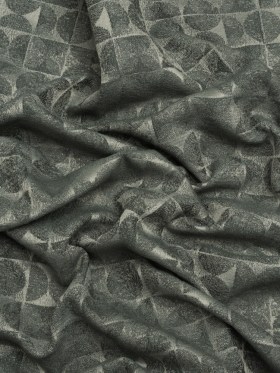 Circles and Slices Recycled Polyester and Cotton Drapery Jacquard – Ocean – British Imported Circles and Slices Recycled Polyester and Cotton Drapery Jacquard – Ocean – British Imported