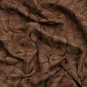 Circles and Slices Recycled Polyester and Cotton Drapery Jacquard – Paprika – British Imported Circles and Slices Recycled Polyester and Cotton Drapery Jacquard – Paprika – British Imported