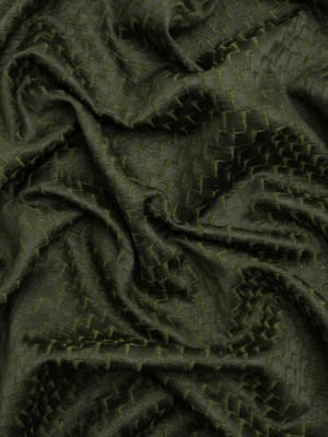 Stairstep Zig Zags Recycled Polyester and Cotton Drapery Jacquard – Emerald – British Imported Stairstep Zig Zags Recycled Polyester and Cotton Drapery Jacquard – Emerald – British Imported
