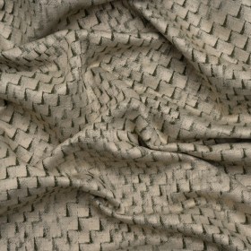 Stairstep Zig Zags Recycled Polyester and Cotton Drapery Jacquard – Spruce – British Imported Stairstep Zig Zags Recycled Polyester and Cotton Drapery Jacquard – Spruce – British Imported