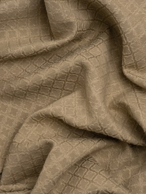 Diamond Tiles Recycled Polyester and Cotton Drapery Jacquard – Putty – British Imported Diamond Tiles Recycled Polyester and Cotton Drapery Jacquard – Putty – British Imported