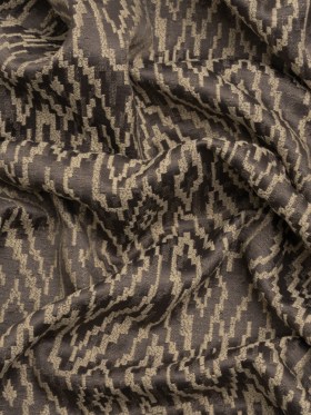Geometric Recycled Polyester and Cotton Drapery Jacquard – Flint – British Imported Geometric Recycled Polyester and Cotton Drapery Jacquard – Flint – British Imported