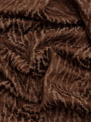 Geometric Recycled Polyester and Cotton Drapery Jacquard – Paprika – British Imported Geometric Recycled Polyester and Cotton Drapery Jacquard – Paprika – British Imported