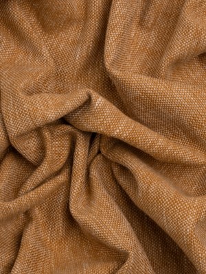 Linen Look Recycled Polyester and Cotton Woven – Copper – British Imported Linen Look Recycled Polyester and Cotton Woven – Copper – British Imported