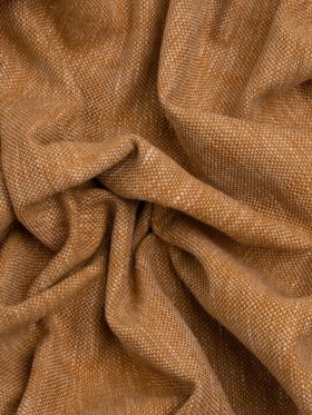 Linen Look Recycled Polyester and Cotton Woven – Copper – British Imported Linen Look Recycled Polyester and Cotton Woven – Copper – British Imported