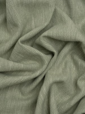 Linen Look Recycled Polyester and Cotton Woven – Eucalyptus – British Imported Linen Look Recycled Polyester and Cotton Woven – Eucalyptus – British Imported