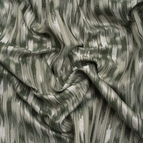 Recycled Polyester Drapery Jacquard – Forest Streaking Stripes – British Imported Recycled Polyester Drapery Jacquard – Forest Streaking Stripes – British Imported