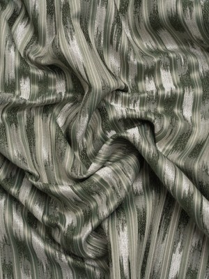 Recycled Polyester Drapery Jacquard – Forest Streaking Stripes – British Imported Recycled Polyester Drapery Jacquard – Forest Streaking Stripes – British Imported