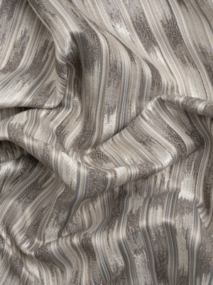 Recycled Polyester Drapery Jacquard – Slate Streaking Stripes – British Imported Recycled Polyester Drapery Jacquard – Slate Streaking Stripes – British Imported