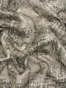 Recycled Polyester Drapery Jacquard – Forest Abstract Strokes – British Imported Recycled Polyester Drapery Jacquard – Forest Abstract Strokes – British Imported