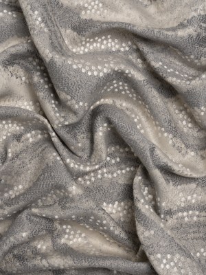 Recycled Polyester Jacquard – Slate Landscape Spots – British Imported Recycled Polyester Jacquard – Slate Landscape Spots – British Imported