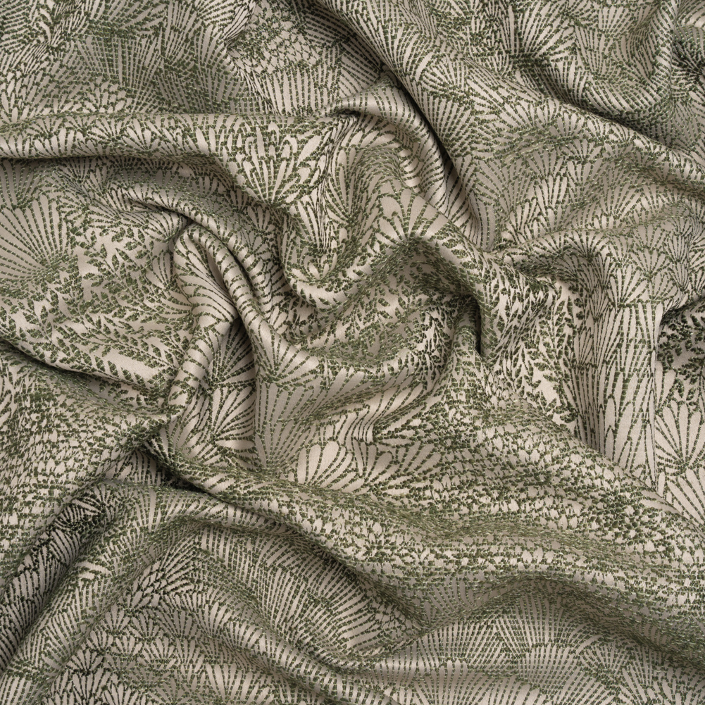 Recycled Polyester Jacquard – Forest Lush Garden – British Imported Recycled Polyester Jacquard – Forest Lush Garden – British Imported