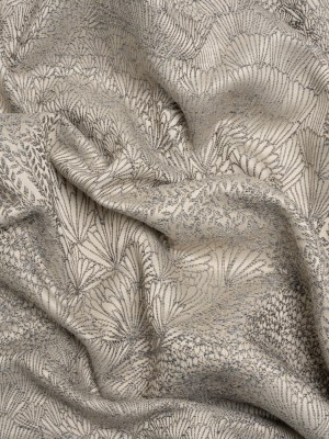 Recycled Polyester Jacquard – Slate Lush Garden – British Imported Recycled Polyester Jacquard – Slate Lush Garden – British Imported