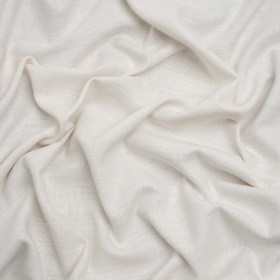 Linen Look Recycled Polyester and Cotton Woven – Pearl – British Imported Linen Look Recycled Polyester and Cotton Woven – Pearl – British Imported